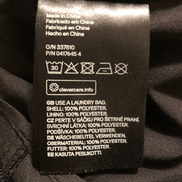 Short green/black floral mesh dress with mock neck - Picture 4 of 4